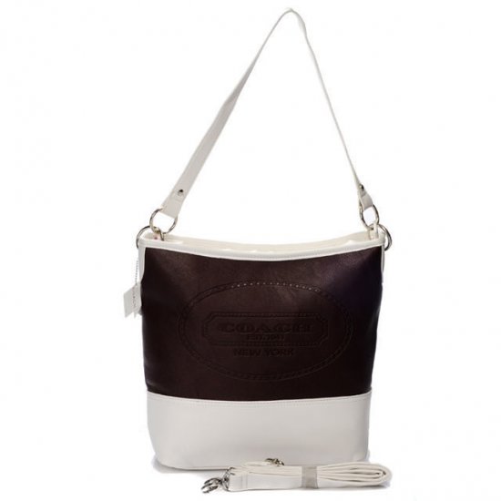Coach Hamptons Medium Coffee Shoulder Bags AYO Coach Hamptons Medium Coffee Shoulder Bags AYO